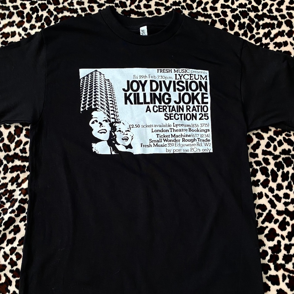 Joy Division Vintage Flyer Tee